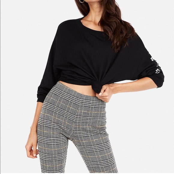 High Waisted Plaid Pull-On Leggings 👖 - Picture 2 of 6